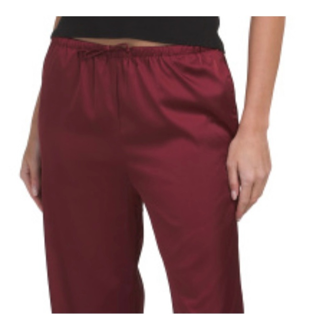 NWOT Elegant Burgundy Women's Pants